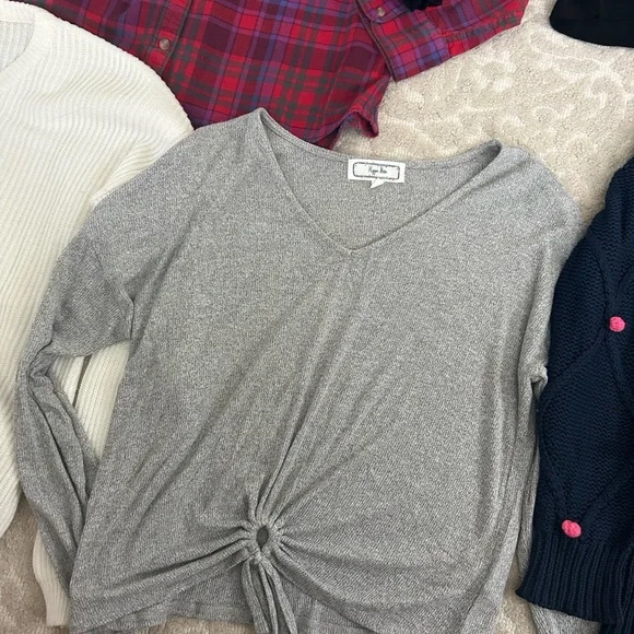 Huge lot of women’s sweatshirt sweater set M neutral L.L. bean teal element ful - Picture 13 of 14